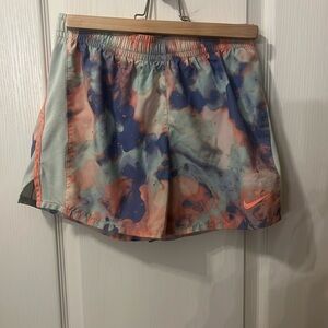 Nike dri-fit tye died athletic shorts